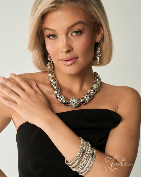 Dynamic Debut - White-Zi Bracelet