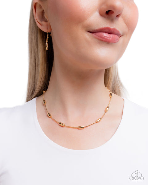 Cylindrical Chic - Gold