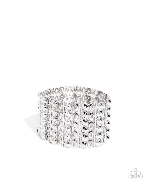 Reflective Rows - Silver