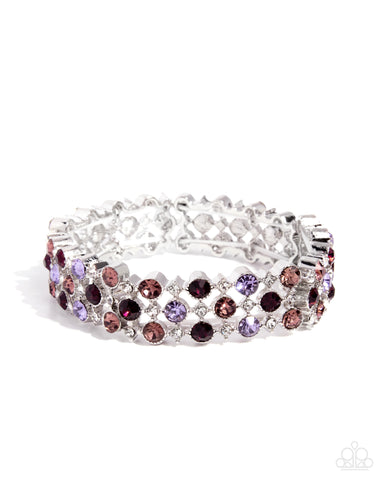 Ladylike Lattice - Purple