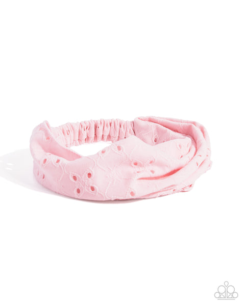 Eyelet Elegance - Pink