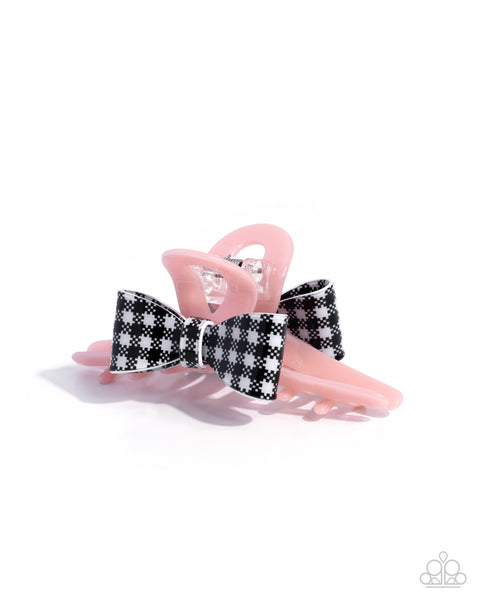Houndstooth Hallmark - Pink