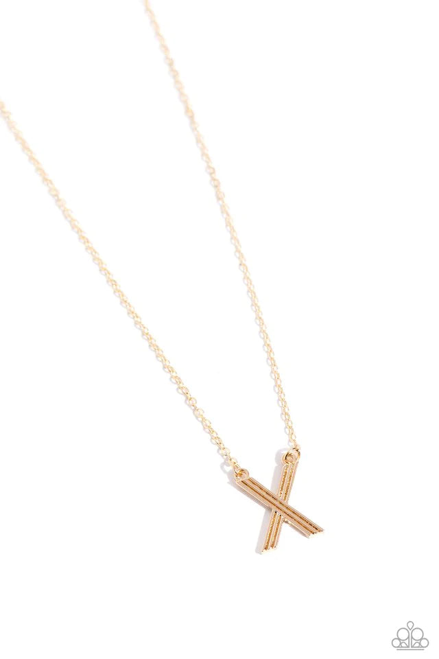 Leave Your Initials - Gold - X