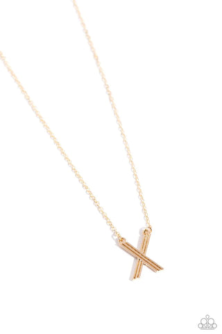 Leave Your Initials - Gold - X